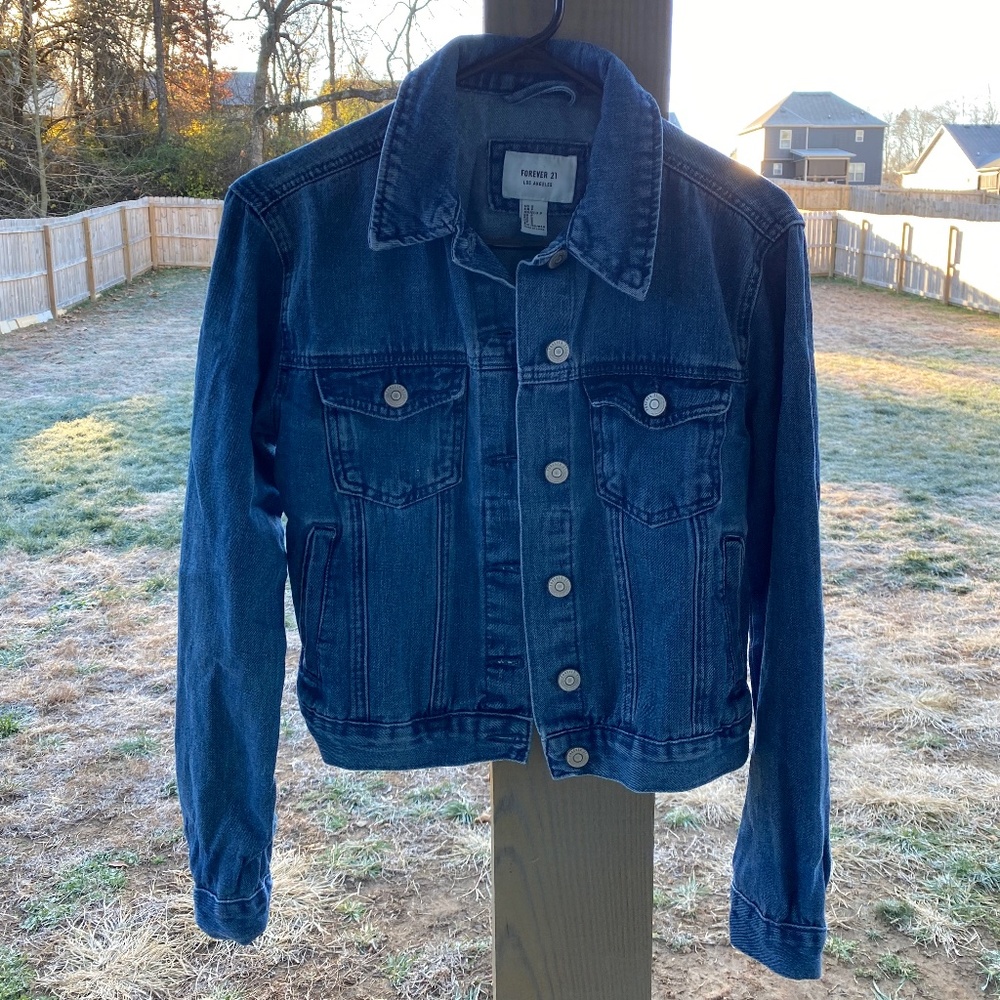 forever 21 demin jacket